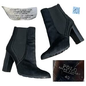 Polo Ralph Lauren Calf Hair Boots Sz 40